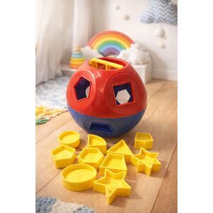 Tupperware Shape O Toy Kids Baby Toddler Development Sorting Ball Complete #set